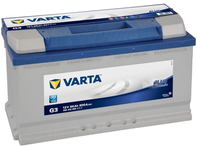 Батарея аккумуляторная Varta 595402080 95А/ч 800А обратная полярн. стандартные (Европа) клеммы